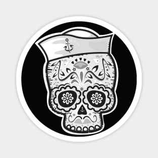 Marinero muerto sugar skull Magnet